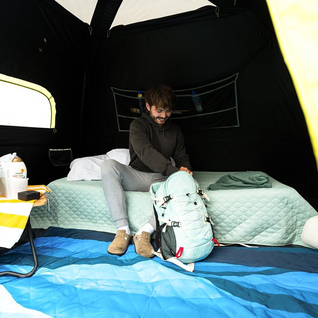 6 Person Blackout Pop Up Camping Tent Instant Cabin Family
