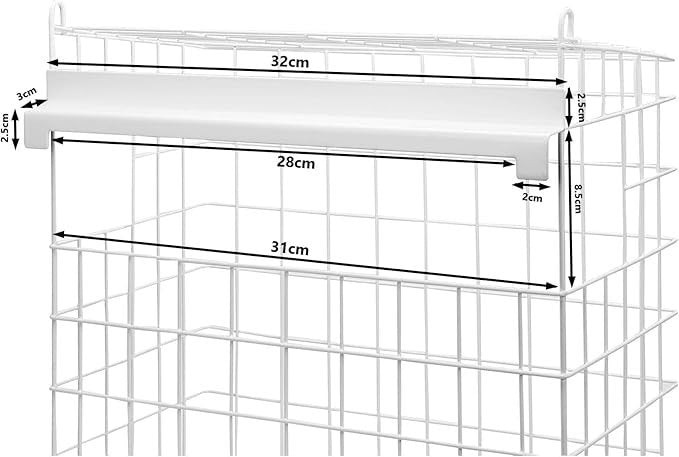 Indoor Letterbox Cage Mail Catcher | No Screws | Pet-Proof Secure Post Holder
