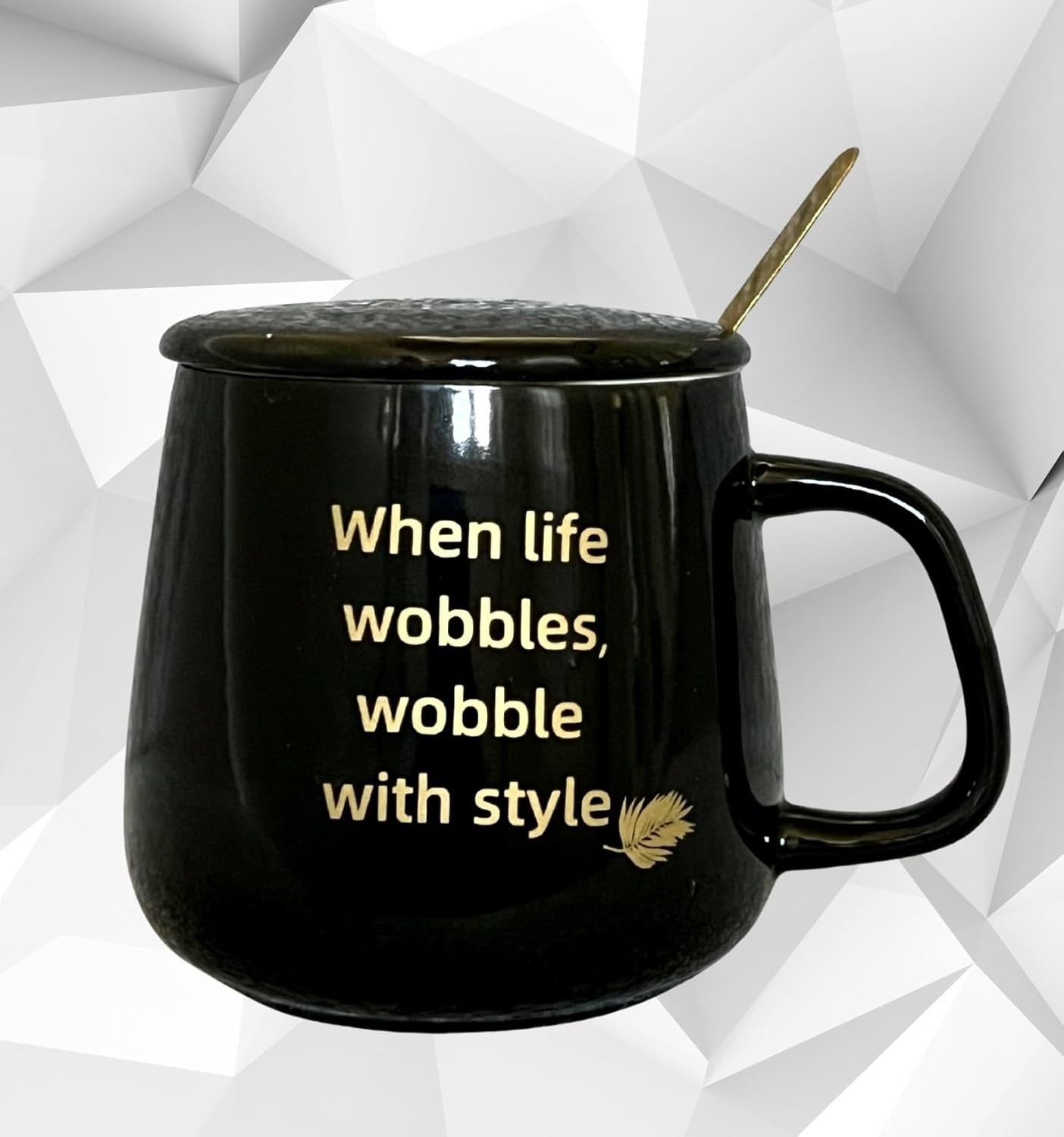 Ceramic Coffee Mug Set with USB Warmer Plate Lid Spoon