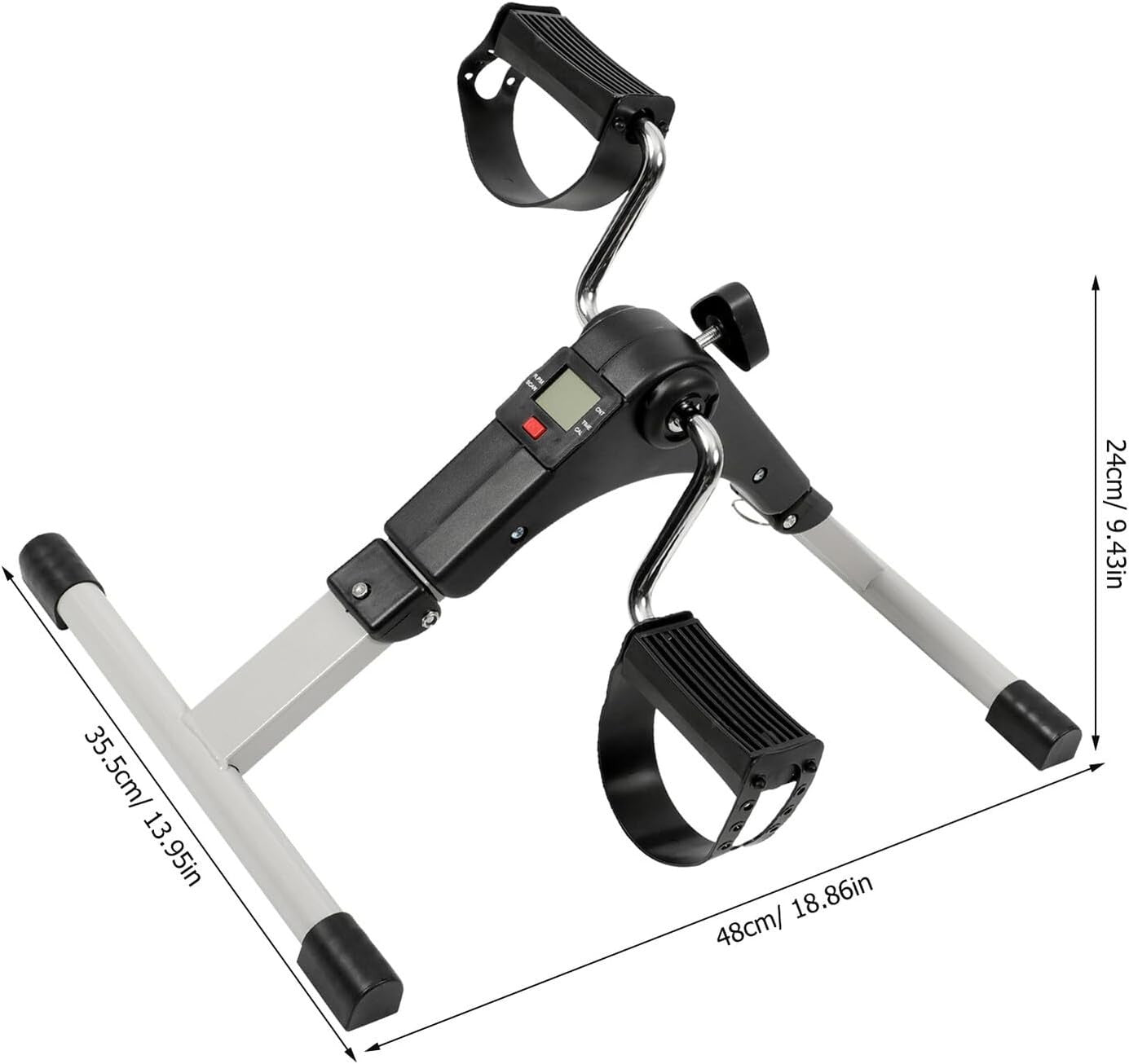 Compact Pedal Trainer for Elderly Rehab Quiet Arm Leg Fitness