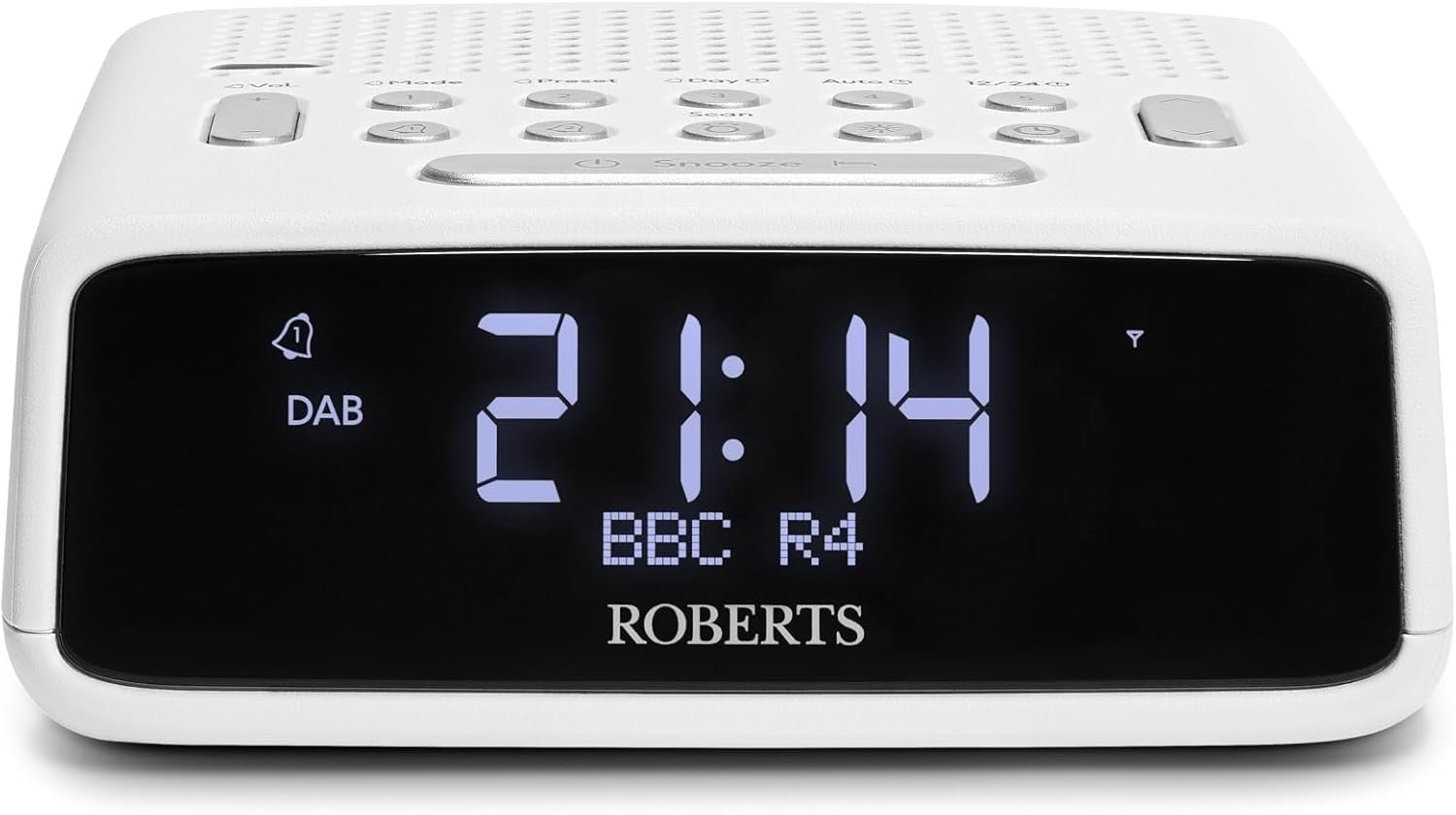 DAB+ FM Digital Clock Radio with Dual Alarm, USB Charging & LCD