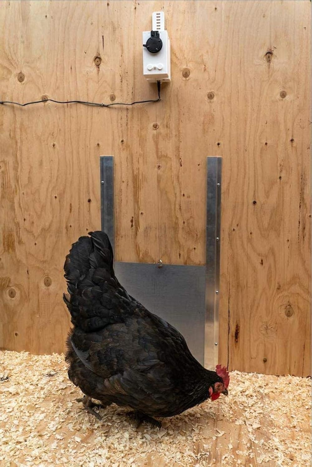 Automatic Chicken Coop Door Opener Timer 32cm Steel