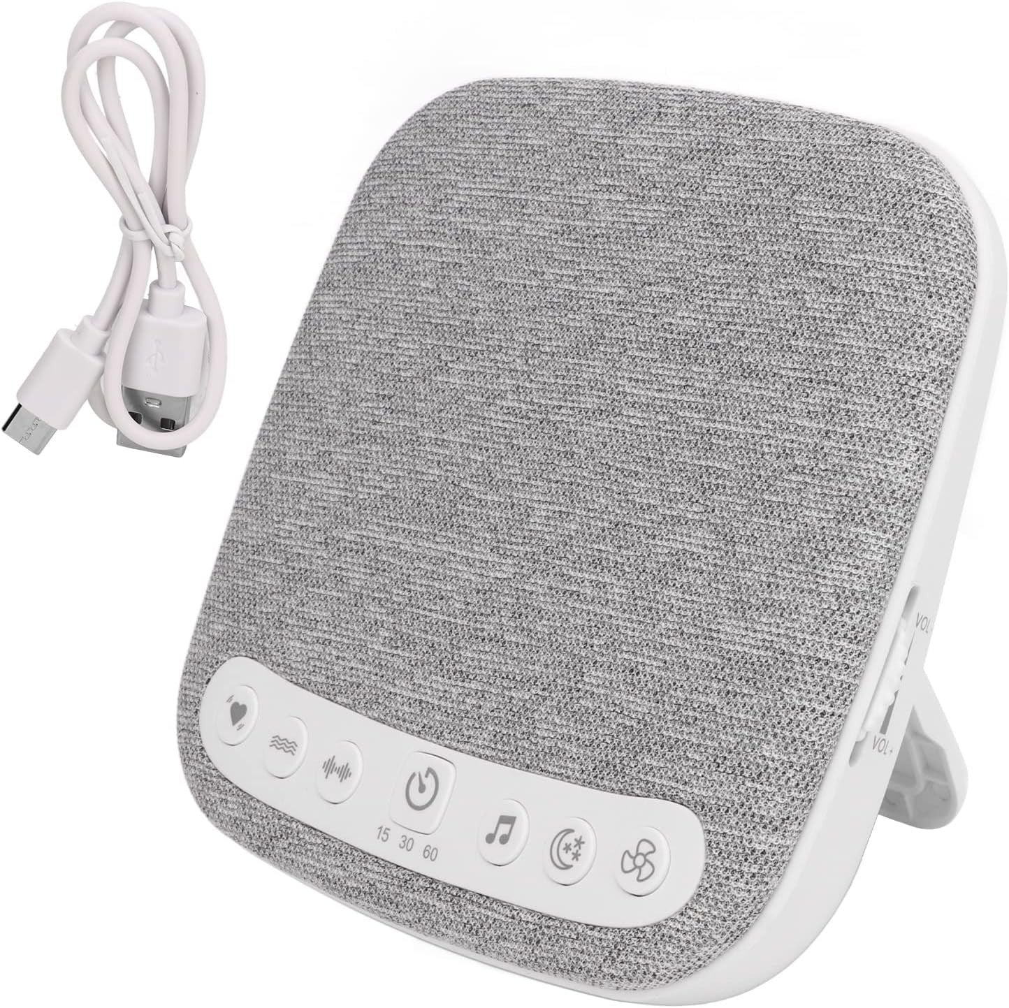 White Noise Baby Sleep Machine 18 Soothing Sounds Timer Portable Travel