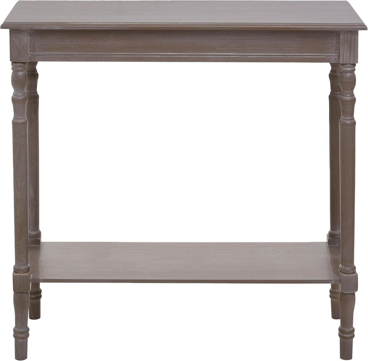 Slim Console Table with Storage Drawers, Grey Oak Finish for Hallway