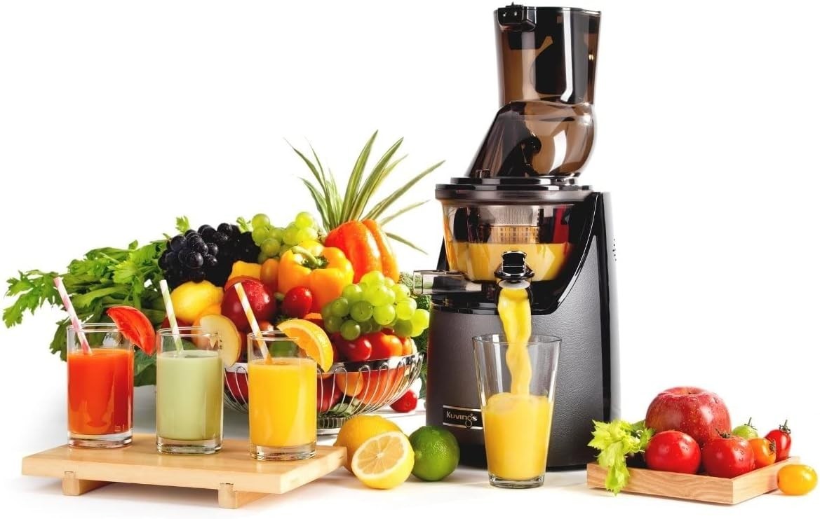 Whole Slow Juicer Cold Press Masticating 82mm Feed Chute Quiet Motor