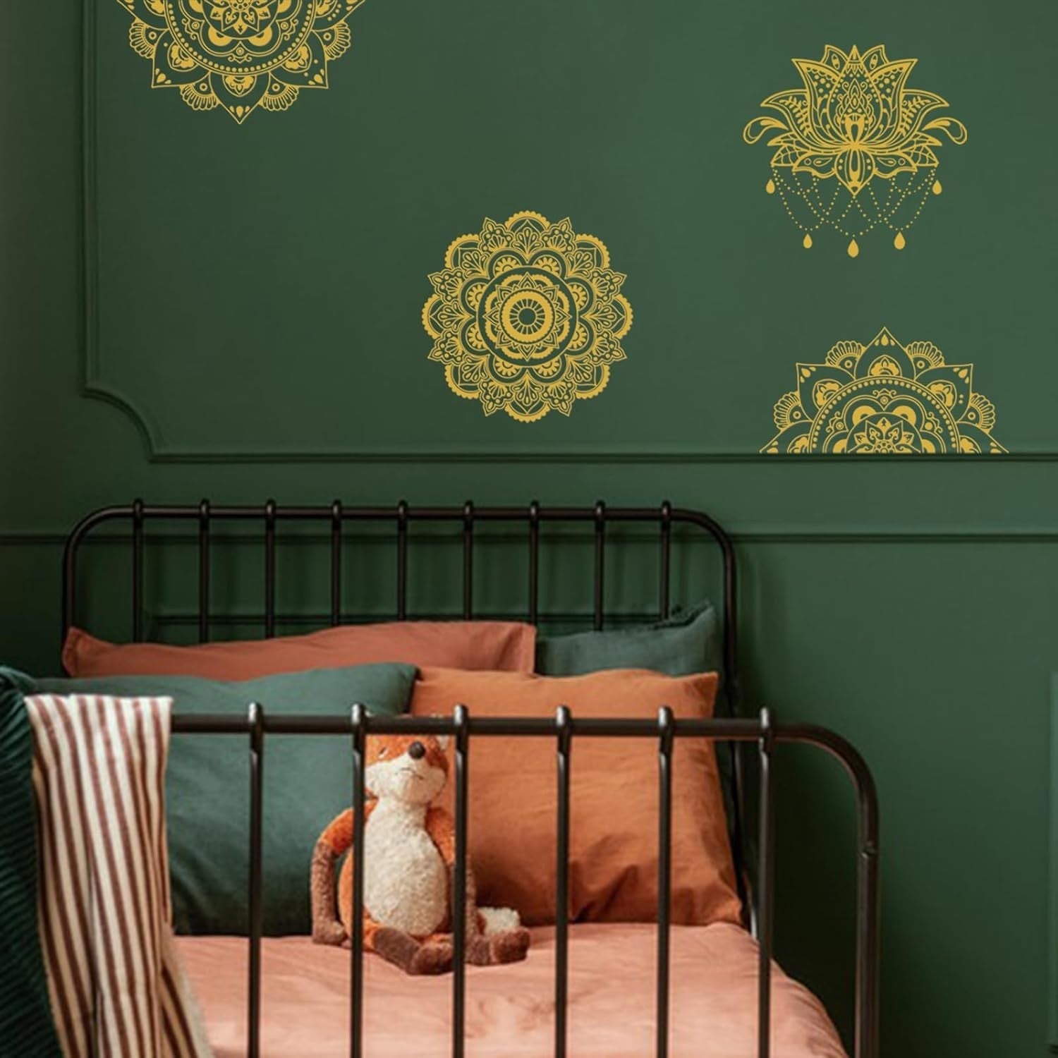 Boho Mandala Wall Sticker Removable Vinyl Home Decor 116x39cm