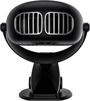 Wall-Mounted Clip Fan 3-Speed USB Rechargeable Quiet Desk Fan – Compact Cooling