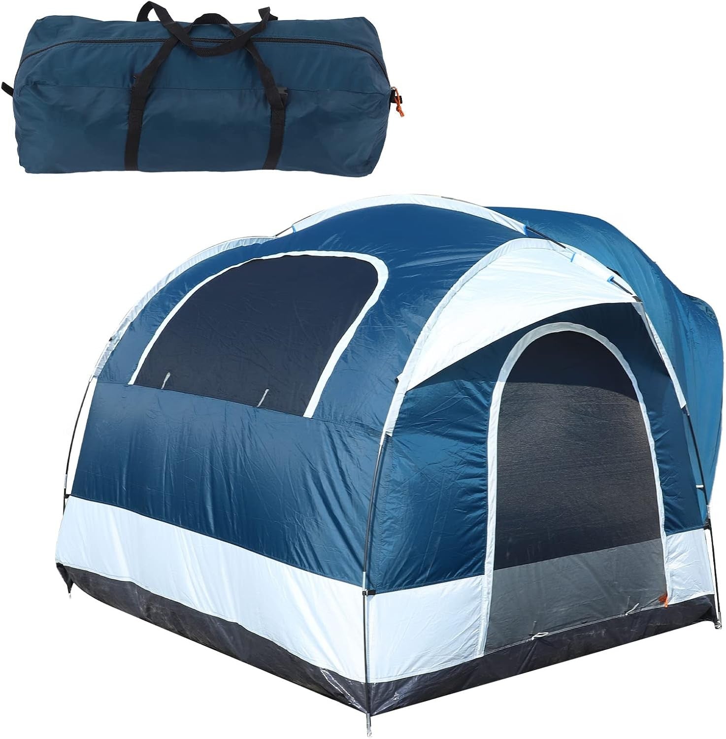 Double Layer Waterproof 3–4 Person Camping Tent Outdoor Tailgate