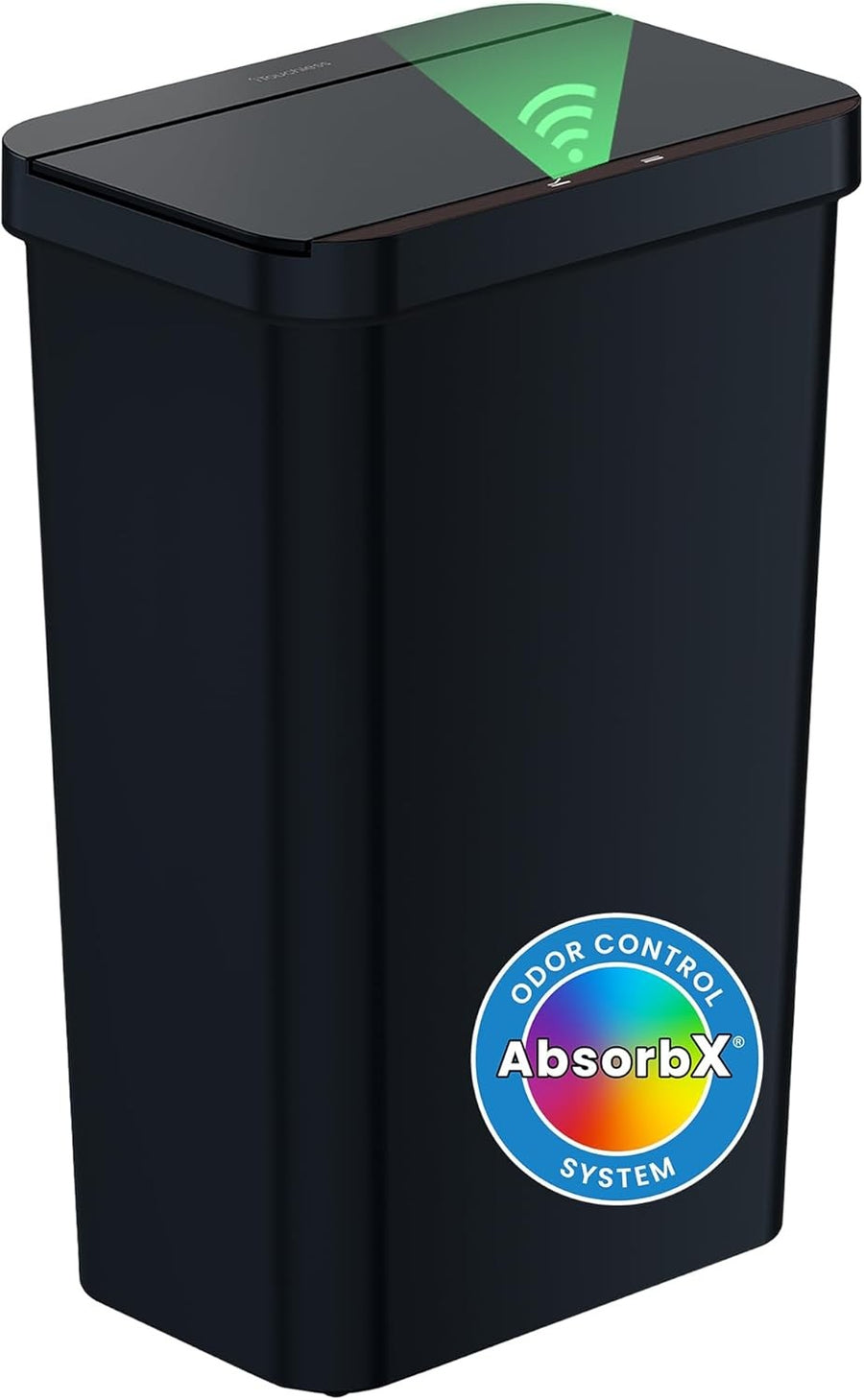 13 Gallon Touchless Sensor Kitchen Trash Can Slim Auto Black