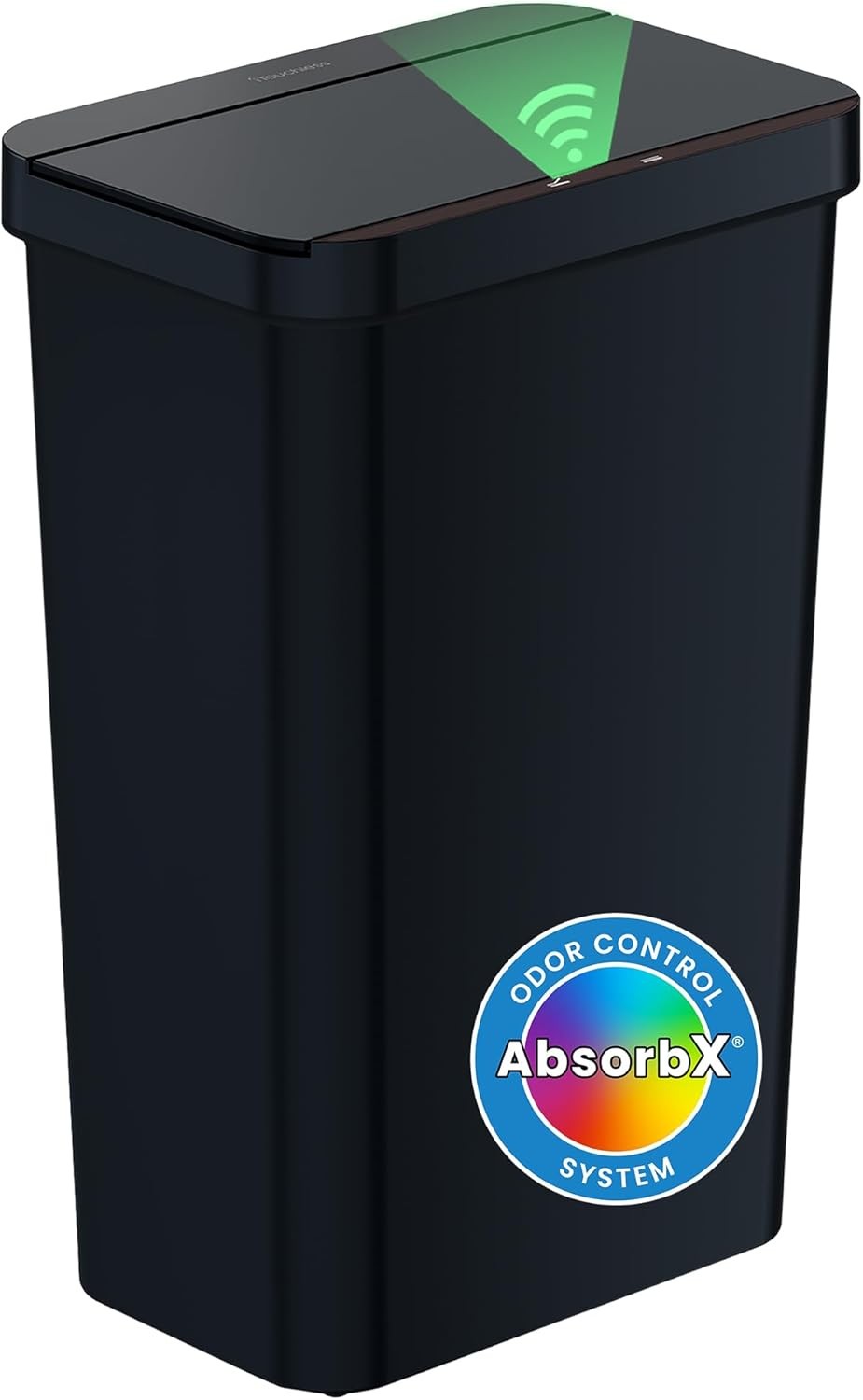 13 Gallon Touchless Sensor Kitchen Trash Can Slim Auto Black