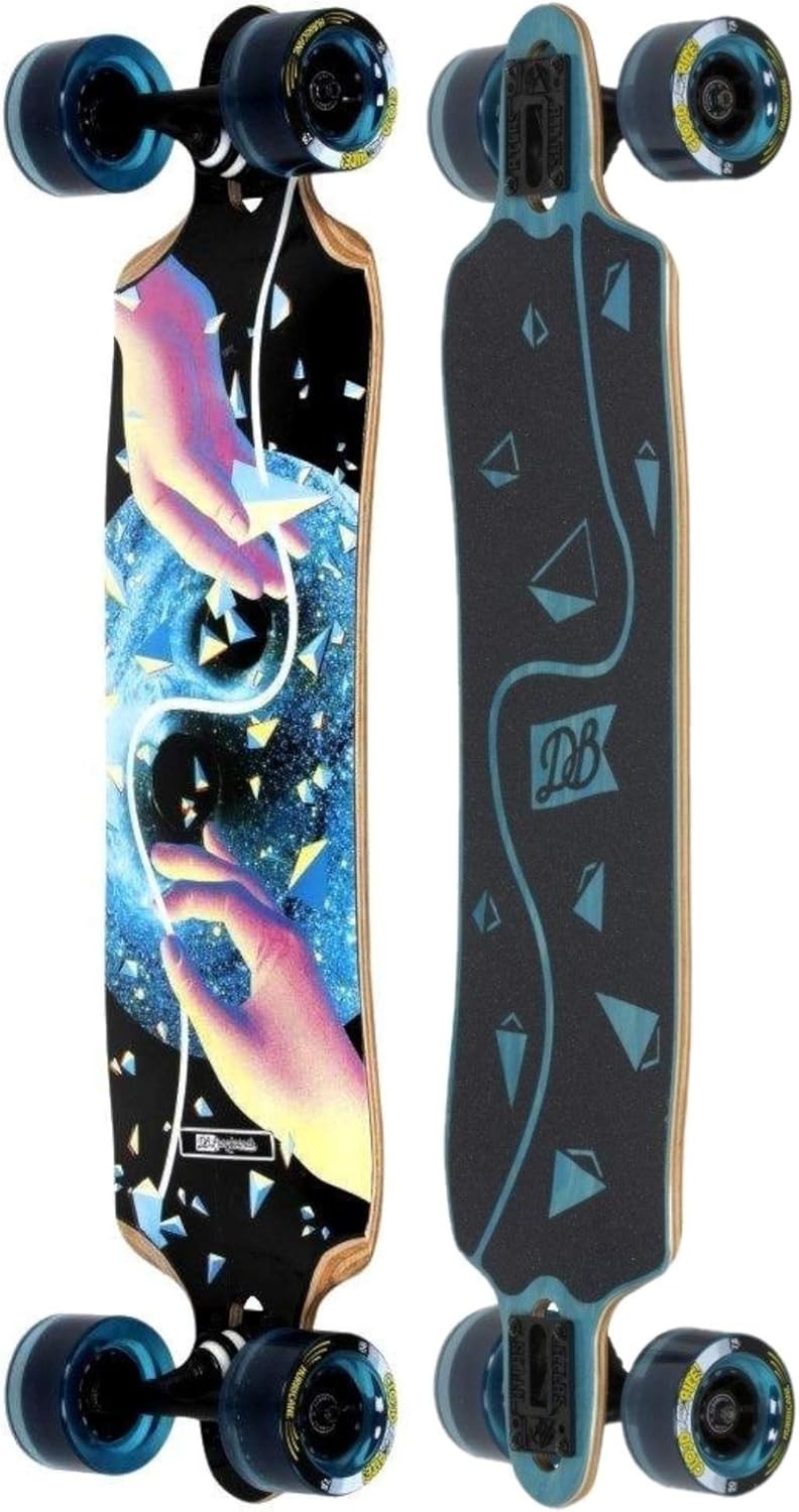 33" Multi-Color Drop-Through Longboard Cruiser Maple Deck for Commuting