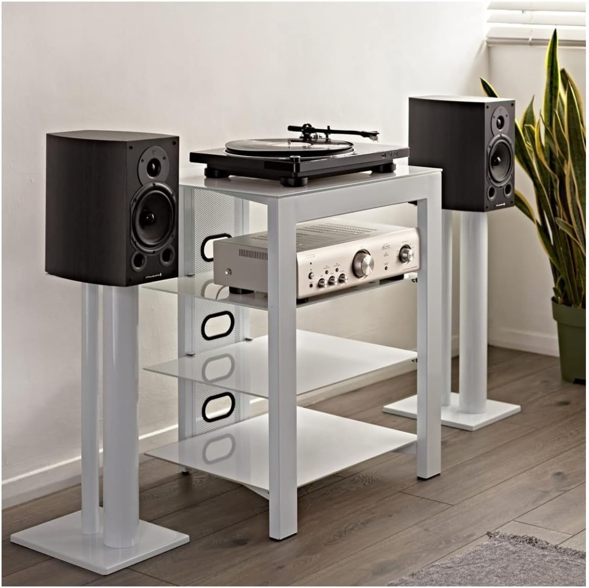 Wharfedale Diamond 9.1 100W Bookshelf Speakers Pair Black HiFi Audio