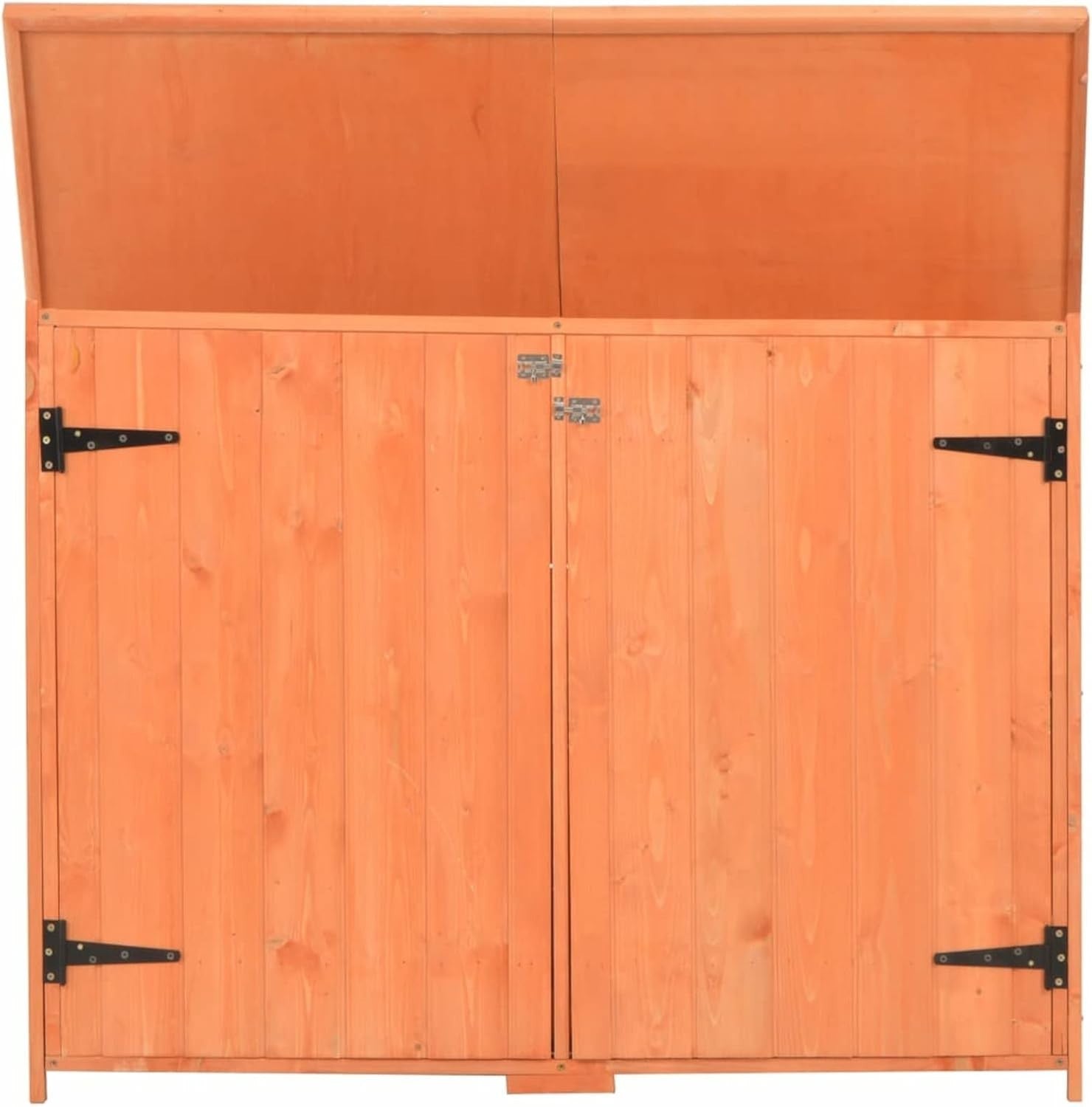 120x50x91cm Wooden Garden Storage Shed Outdoor Tool Box Furniture