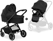 2 in 1 Pram Pushchair Birth–22kg, Carrycot & Seat, Foldable, UPF50+