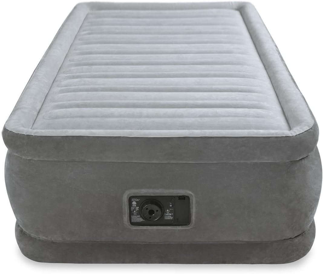 Inflatable Twin Air Bed Elevated Mattress Extra High Comfort Portable