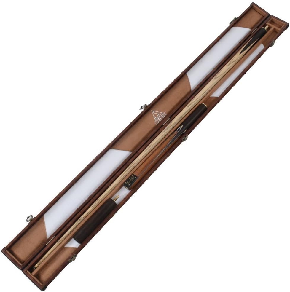 Professional 57in Snooker Cue 18oz 9.5mm Tip 3/4 Joint Case