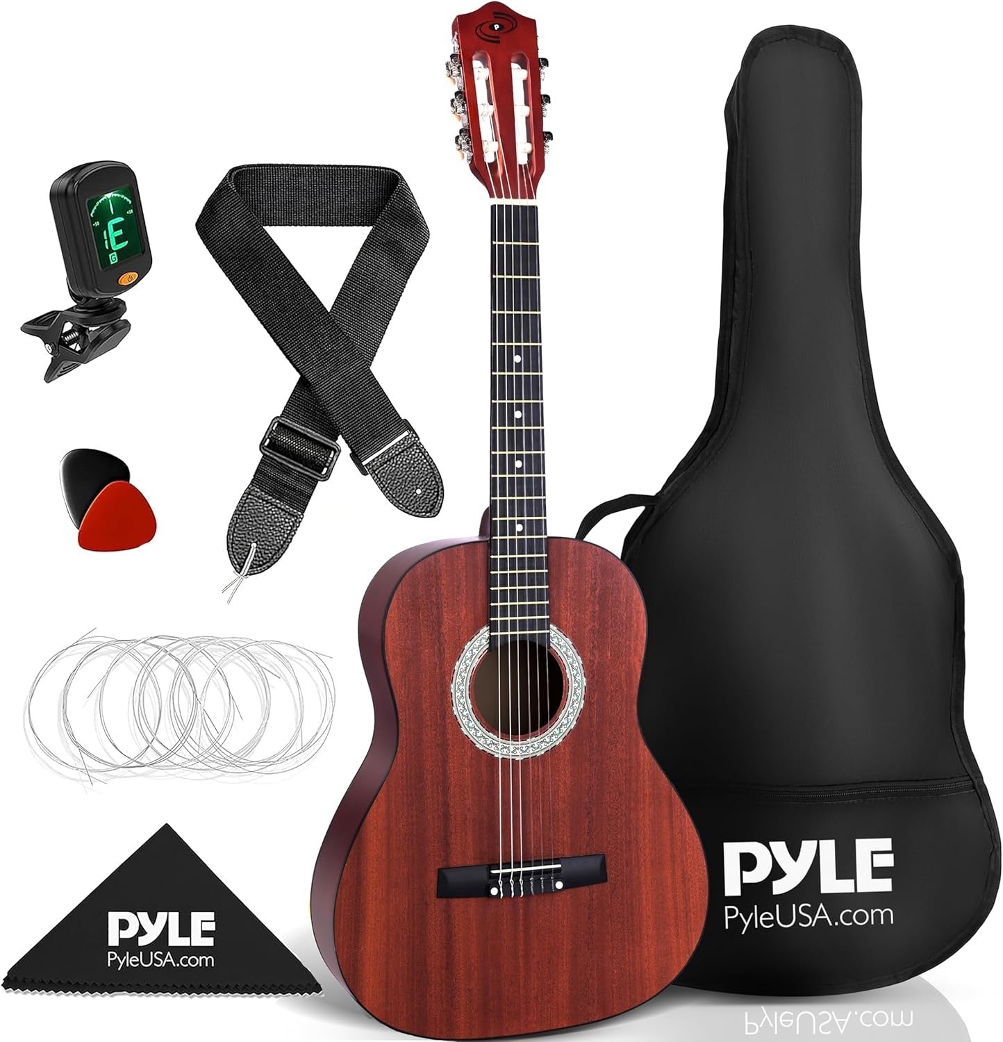 91cm 3/4 Junior Classical Guitar Starter Kit Mahogany