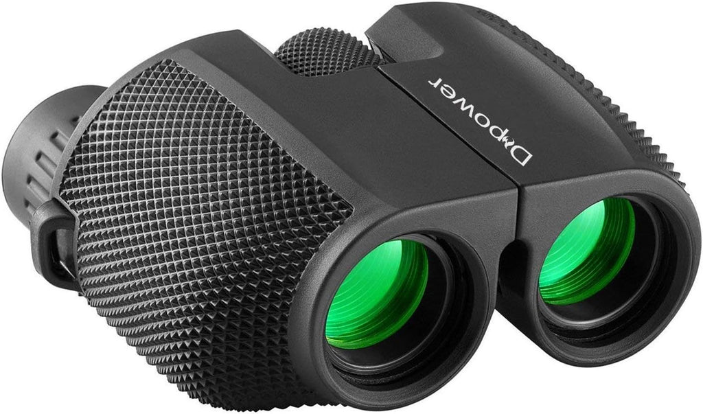 10x25 Compact Waterproof Binoculars HD Folding Travel Hiking Bird Watching