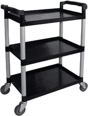 Heavy Duty Mobile Trolley 130kg Catering Cart Black