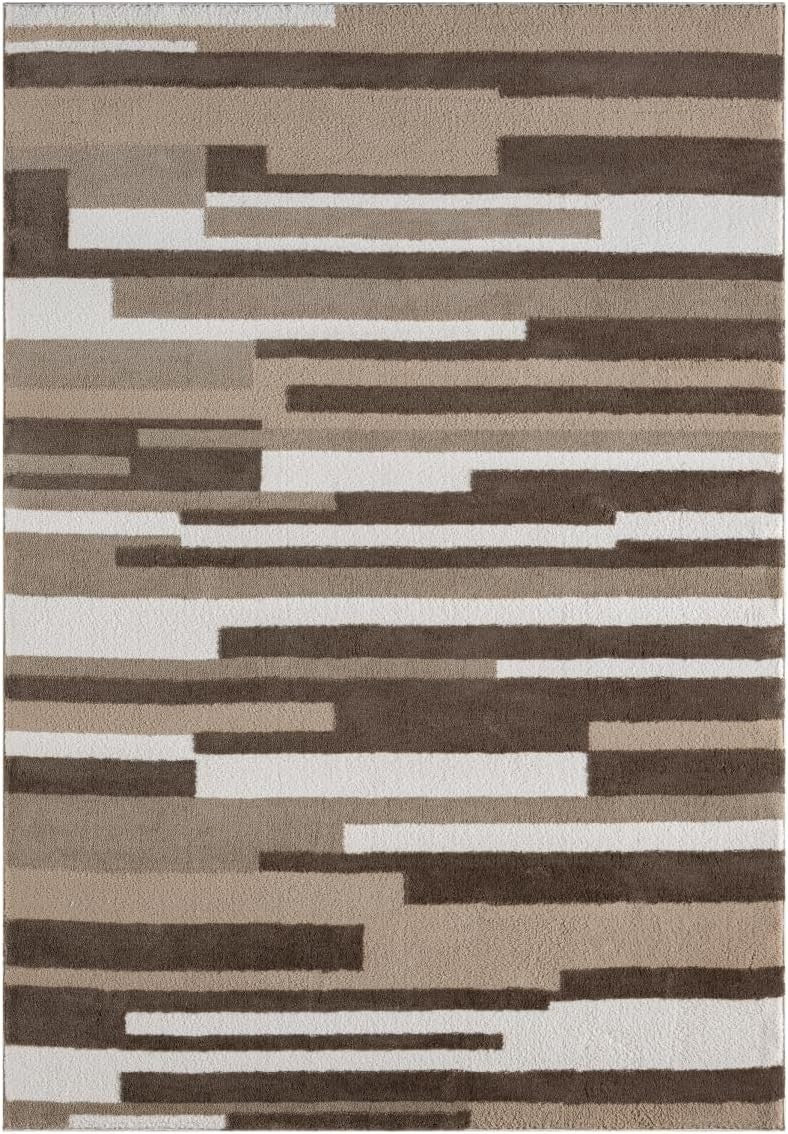 Large Washable Area Rug Anti Slip Short Pile Living Room 160x230cm