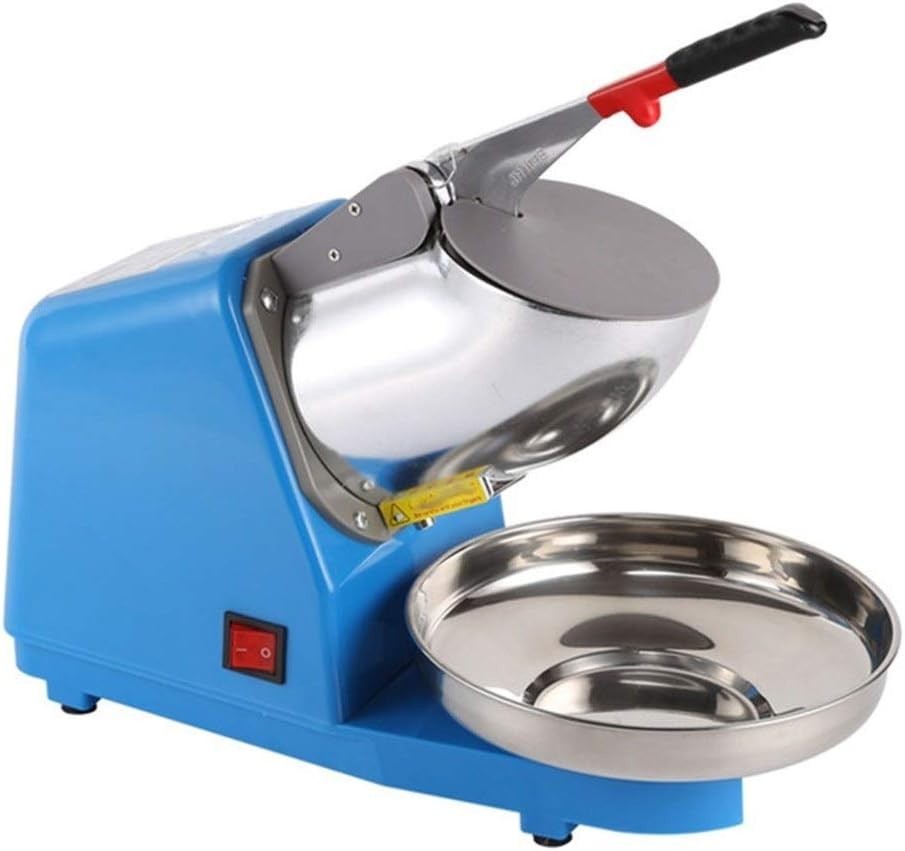 Electric Blue Ice Crusher Snow Cone Slushie Machine 380W 110V