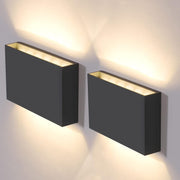 Waterproof Outdoor LED Wall Light 12W Up & Down, Modern Garden Lamp
