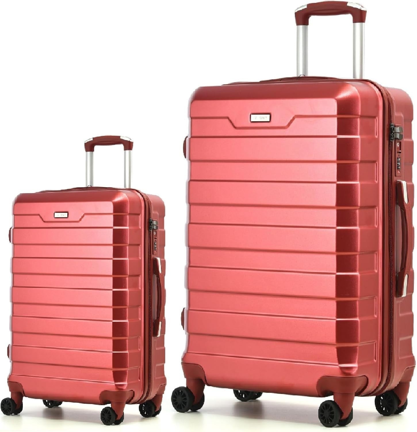 Hard Shell Cabin & Large Suitcase Set 20” + 28” TSA Lock Spinner Wheels