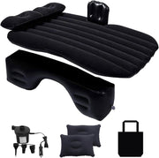 Inflatable Car Back Seat Mattress 140×89×42CM with Pump & Pillows