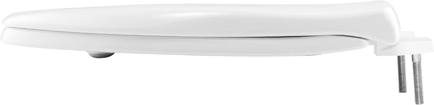 Commercial Round Toilet Seat Heavy-Duty Plastic Soft Close AntiMicrobial
