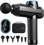 Deep Tissue Massage Gun 12mm Amplitude LCD Powerful Muscle Recovery Kit