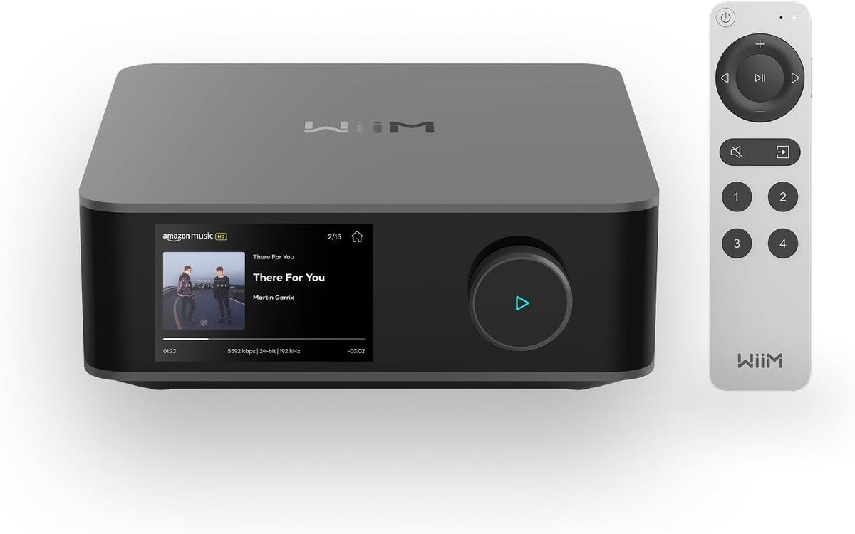 WiiM Amp Ultra 100W Wi-Fi Streaming Amplifier with Voice Control & Hi-Res Audio