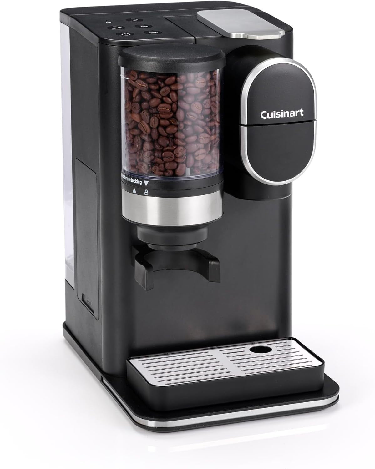 Bean to Cup Coffee Maker Grind & Brew Single Serve 1.35L Burr Grinder Filter