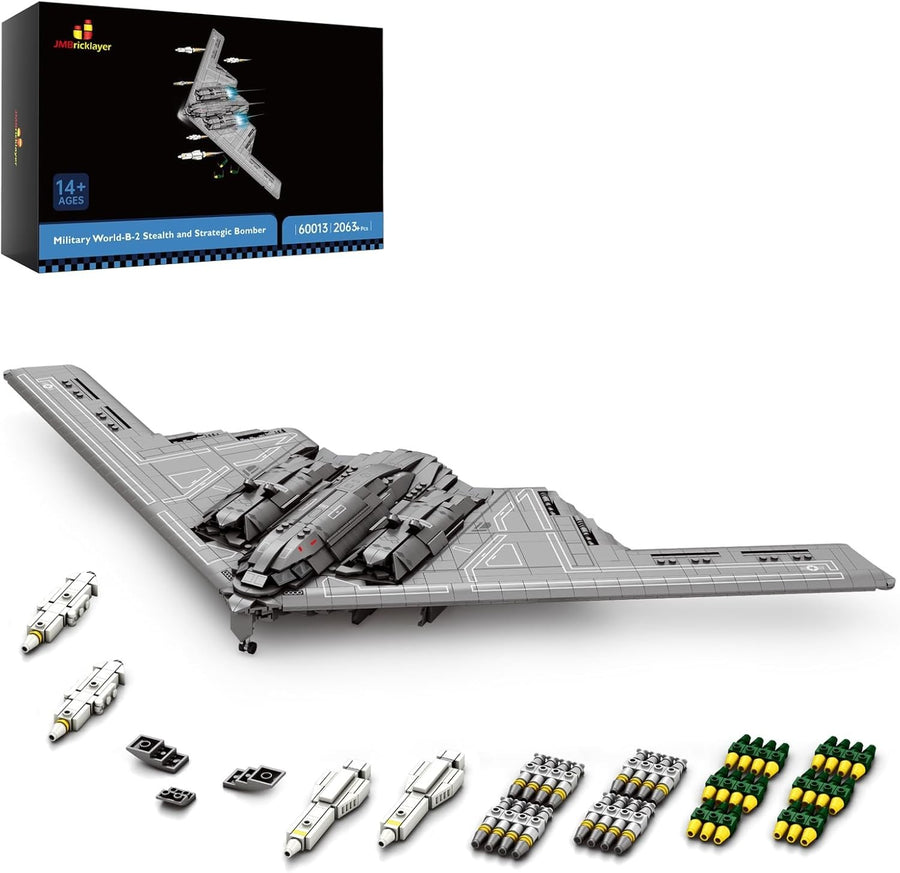 Military Bomber Building Blocks Set 2063 PCS – Fighter Jet Model Kit Toy