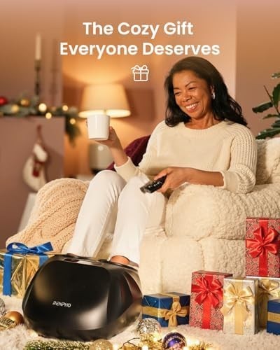 Heated Shiatsu Foot Massager Deep Kneading Wireless Remote UK 14