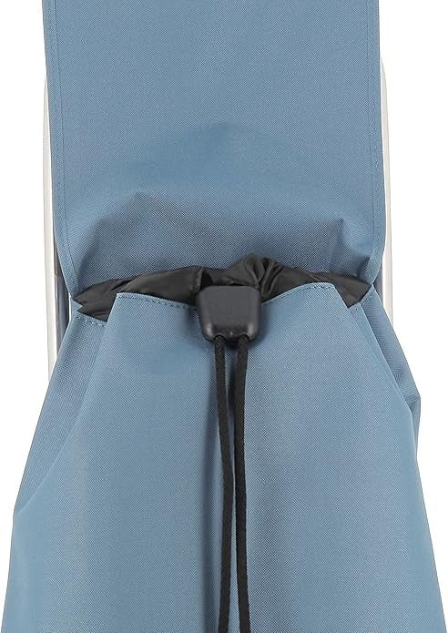 2 Wheel Lightweight Shopping Trolley Bag Large Capacity Foldable Frame