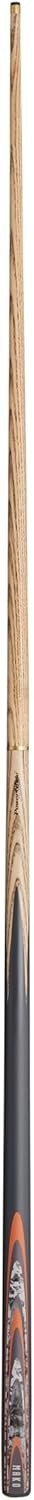 Full Length Snooker Cue 2 Section Ash Wood Stick 10mm Tip Brass Joint