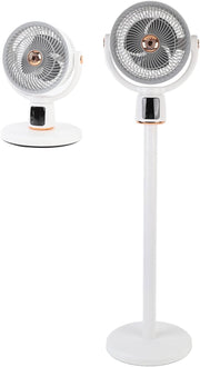 Pedestal Air Circulator Fan – 12 Speeds Remote 12H Timer Adjustable Height Quiet