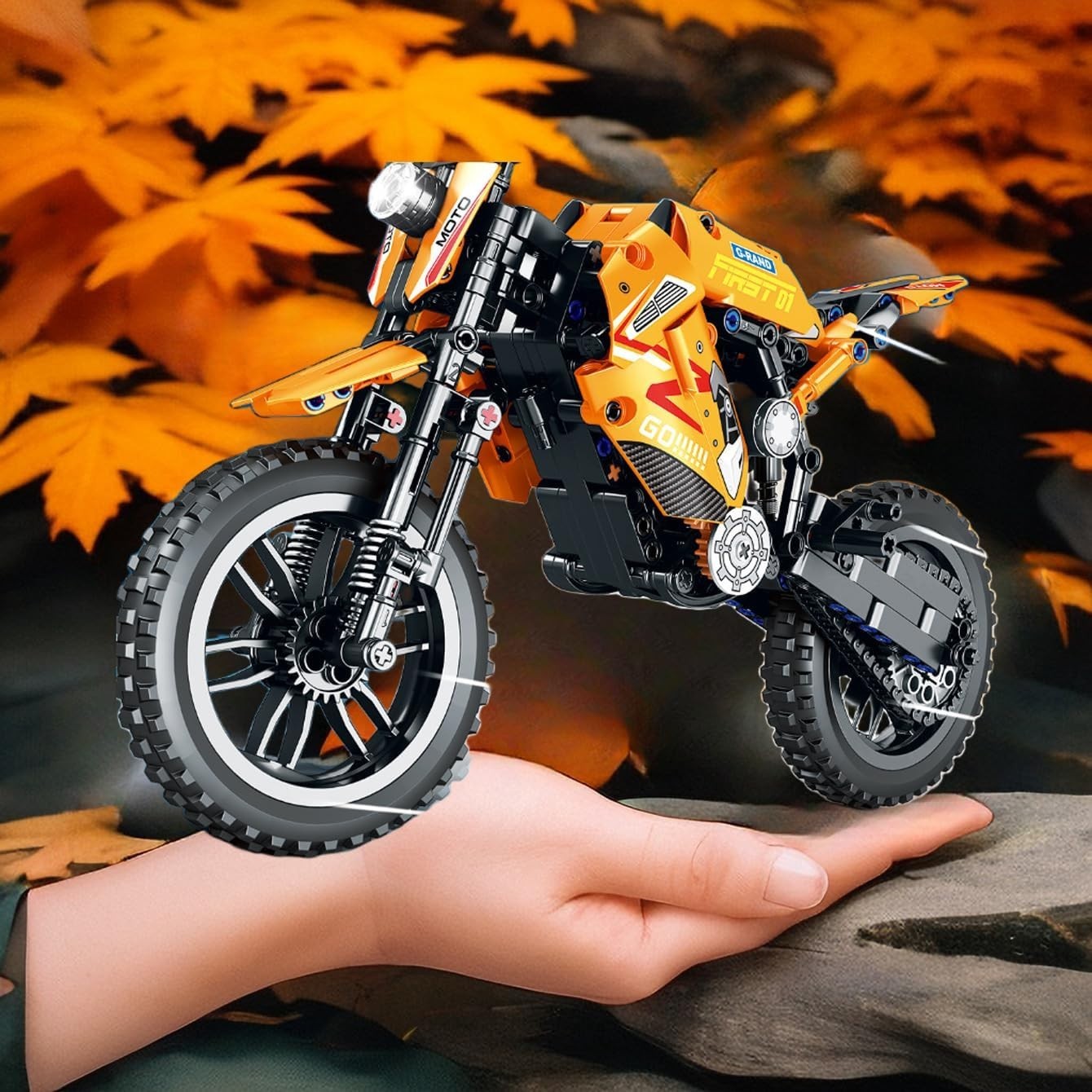 506 PCS Motorcycle Building Blocks Toy Kit - Realistic, Educational  Gift