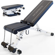 Adjustable Foldable Workout Bench 700lb Capacity Incline Flat Home Gym