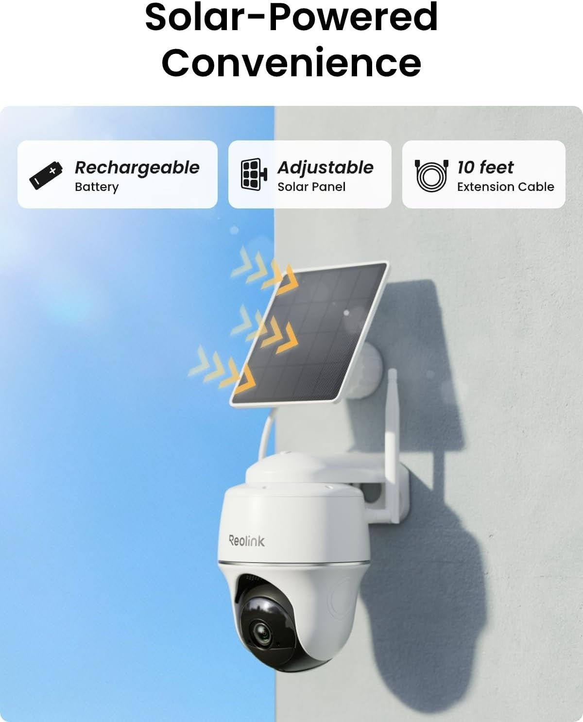 2K Solar Security Camera System Wireless PTZ AI Detection 2 Cam