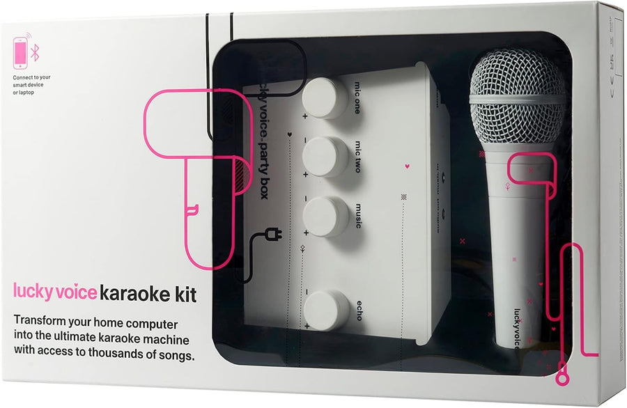 Portable Karaoke Speaker 2 Wireless Mics LED Lights USB SD Kids Teens