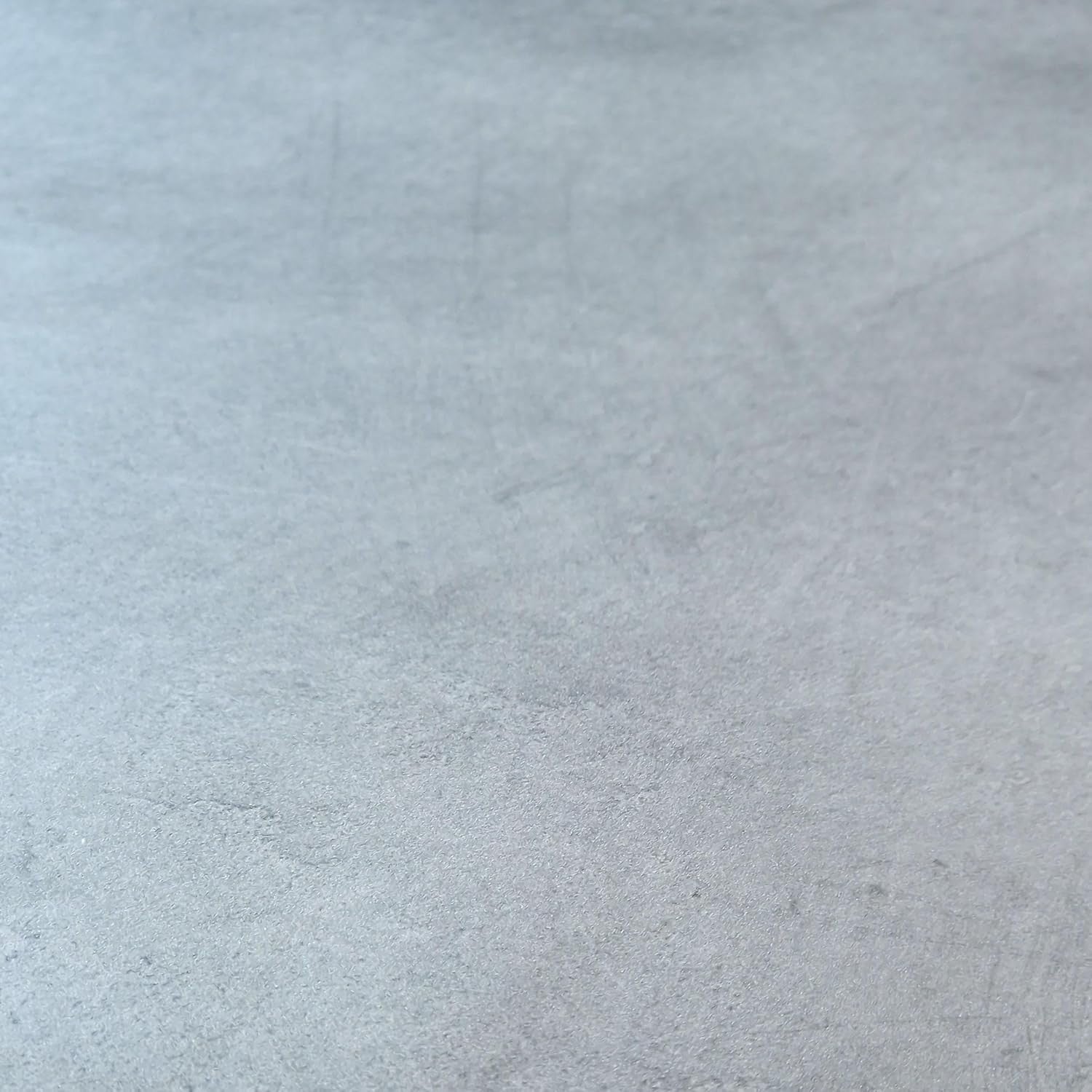 Extendable Folding Dining Table for 8, Matte White & Concrete, Solid Legs