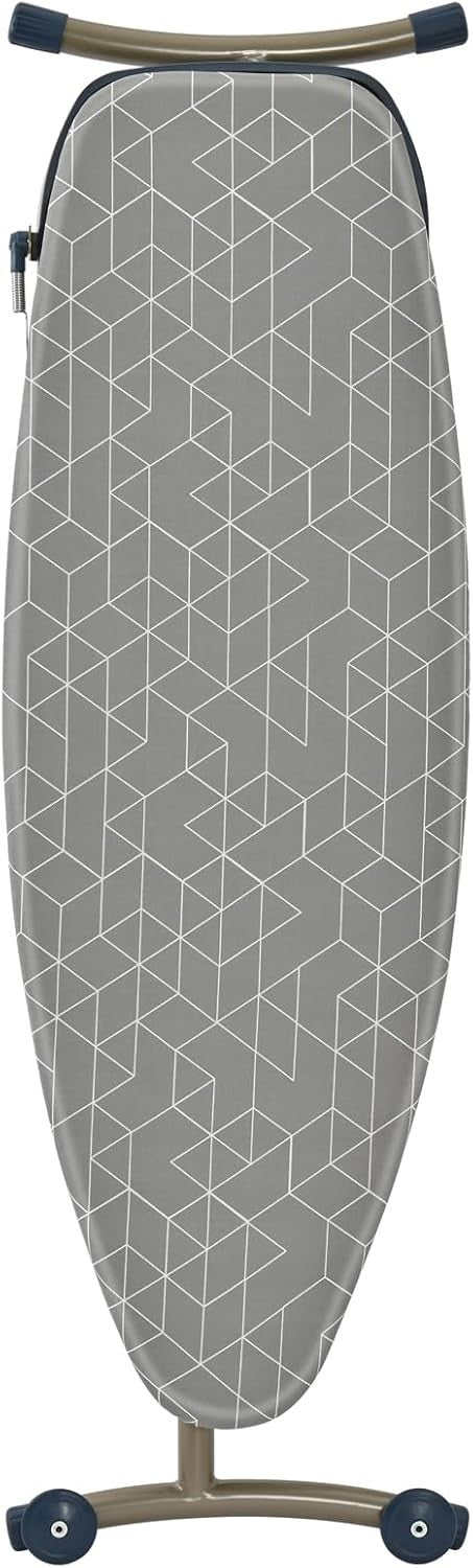 Ironing Board 159x42cm Steam Generator Tray Adjustable Height Wheels