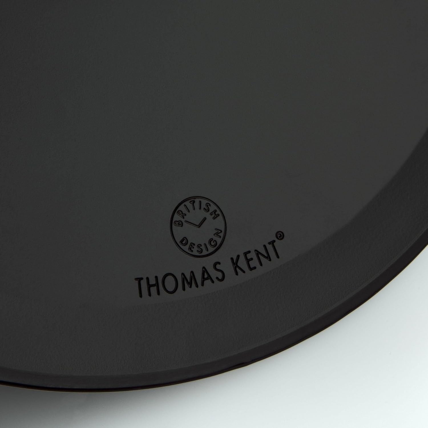12" Black Wall Clock with Metallic Numerals | Silent Quartz Movement