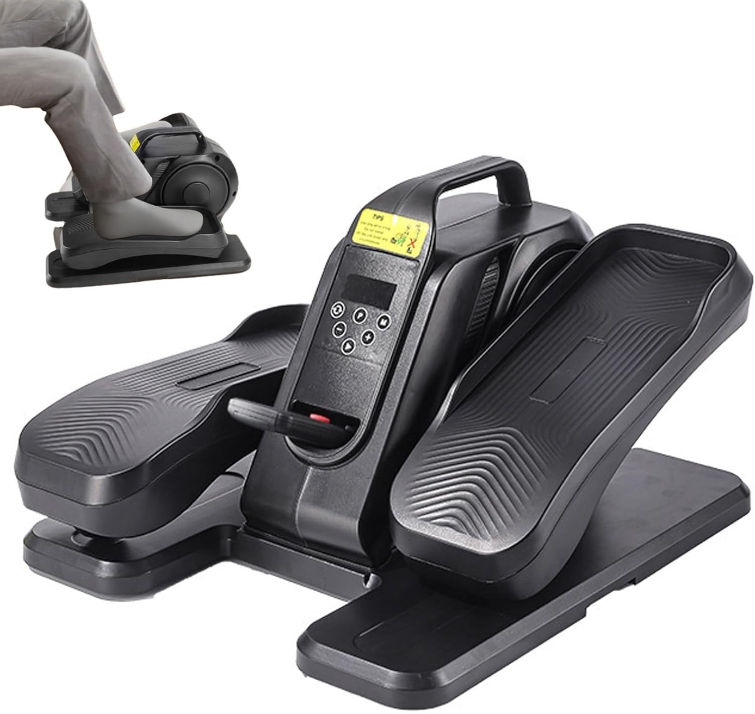 Under Desk Elliptical Machine Electric Quiet Pedal Exerciser 12 Speed
