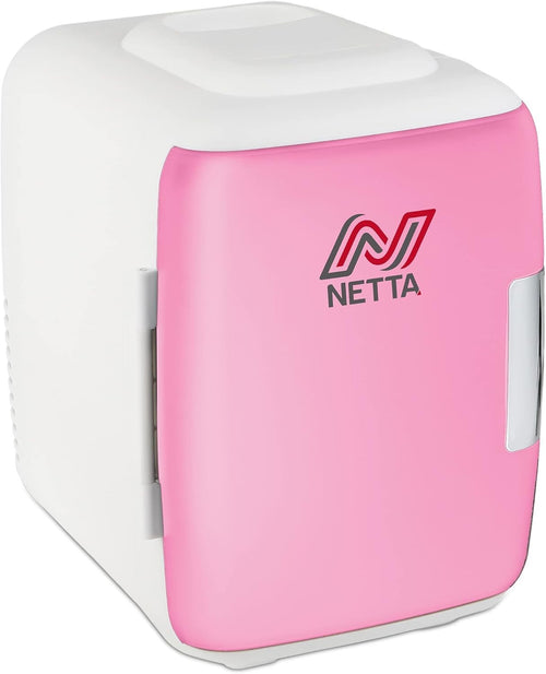 5L Mini Fridge Portable AC/DC Cooler Warmer Car Bedroom Skincare Pink