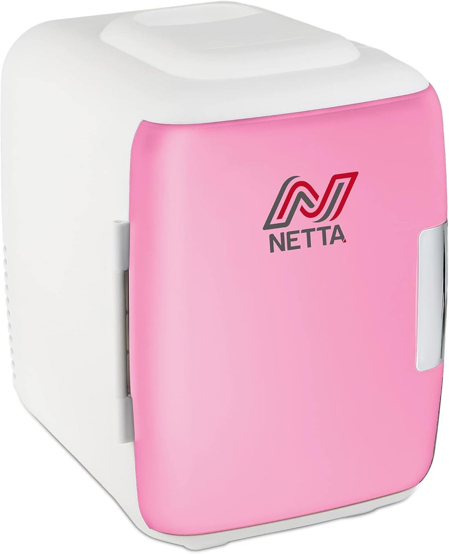 5L Mini Fridge Portable AC/DC Cooler Warmer Car Bedroom Skincare Pink