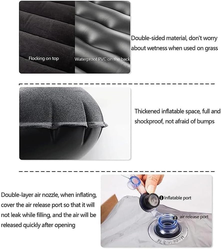 Hyundai Kona Car Air Mattress 2018-2024 | Inflatable, Plush, Portable