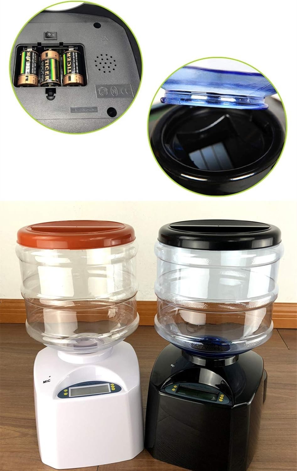5.5L Automatic Pet Feeder Timer Food Dispenser 3 Meals Voice Record