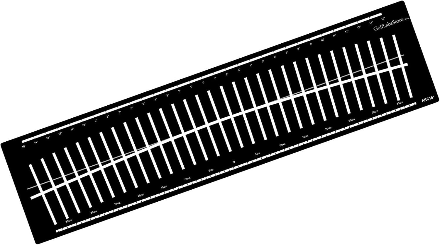 Golf Hitting Mat Alignment Trainer Putting Practice Aid 22in Indoor Outdoor